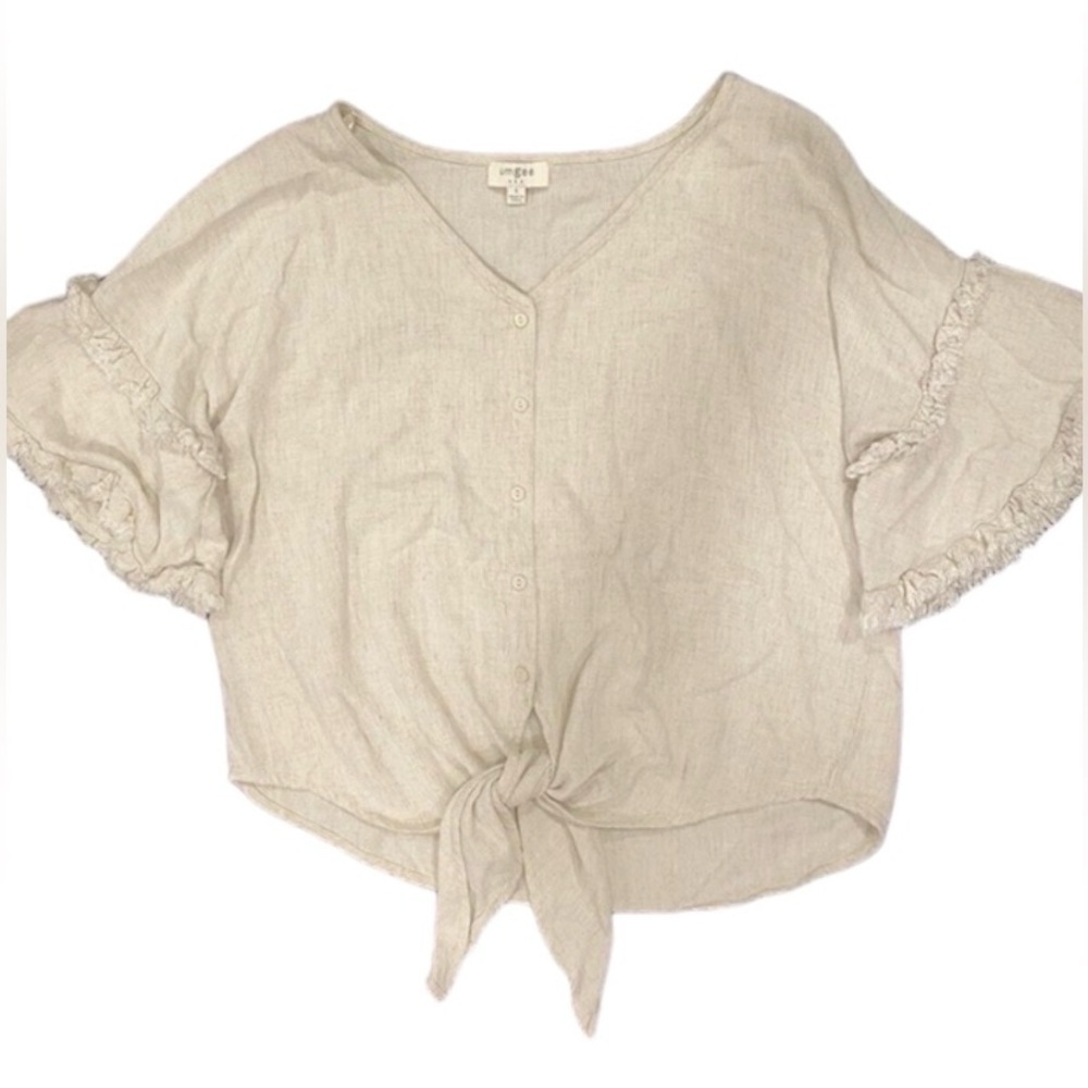 Umgee Womens Linen Blouse
